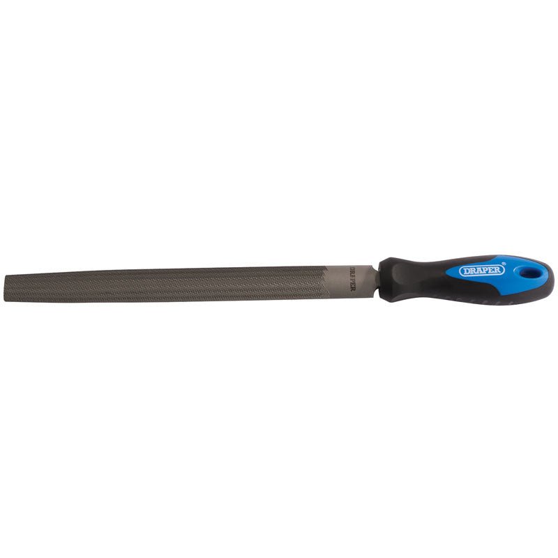 Draper 00010 Soft Grip Engineer's File Round File and Handle 250mm