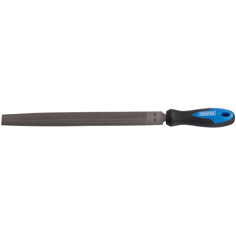 Draper 00011 Soft Grip Engineer's File Round File and Handle 300mm