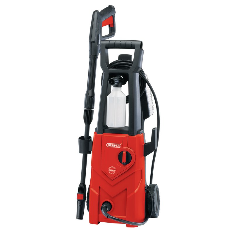 Draper 00786 230V Pressure Washer 1600W 135Bar Red - McCormickTools