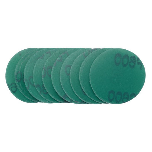 Draper 01083 Wet and Dry Sanding Discs with Hook and Loop 50mm 600 Grit Pack of 10 - McCormickTools