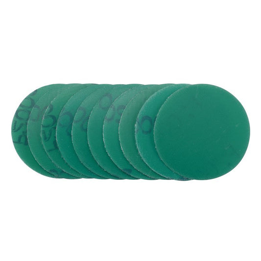 Draper 02053 Wet and Dry Sanding Discs with Hook and Loop 50mm 2000 Grit Pack of 10 - McCormickTools