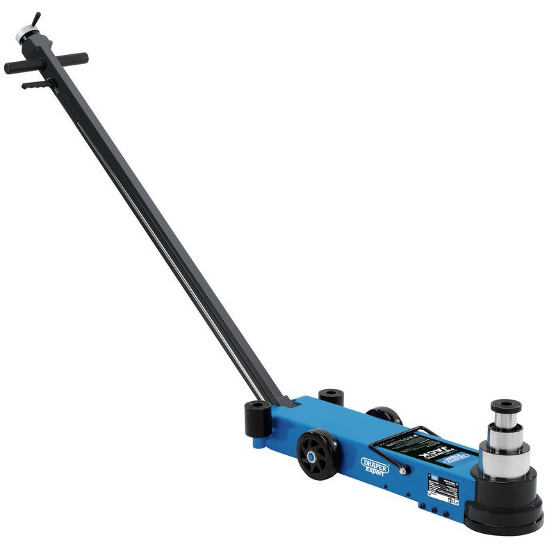 Draper 02080 Pneumatic Long Chassis Low Profile Jack 40 Tonne