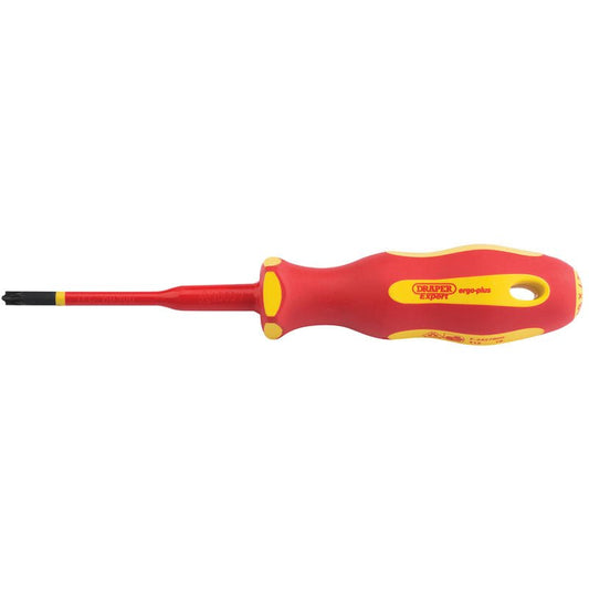 Draper 02254 Ergo Plus® Extra Slim PZ/SL Type VDE Interchangeable Screwdriver Blade No:1 x 80mm