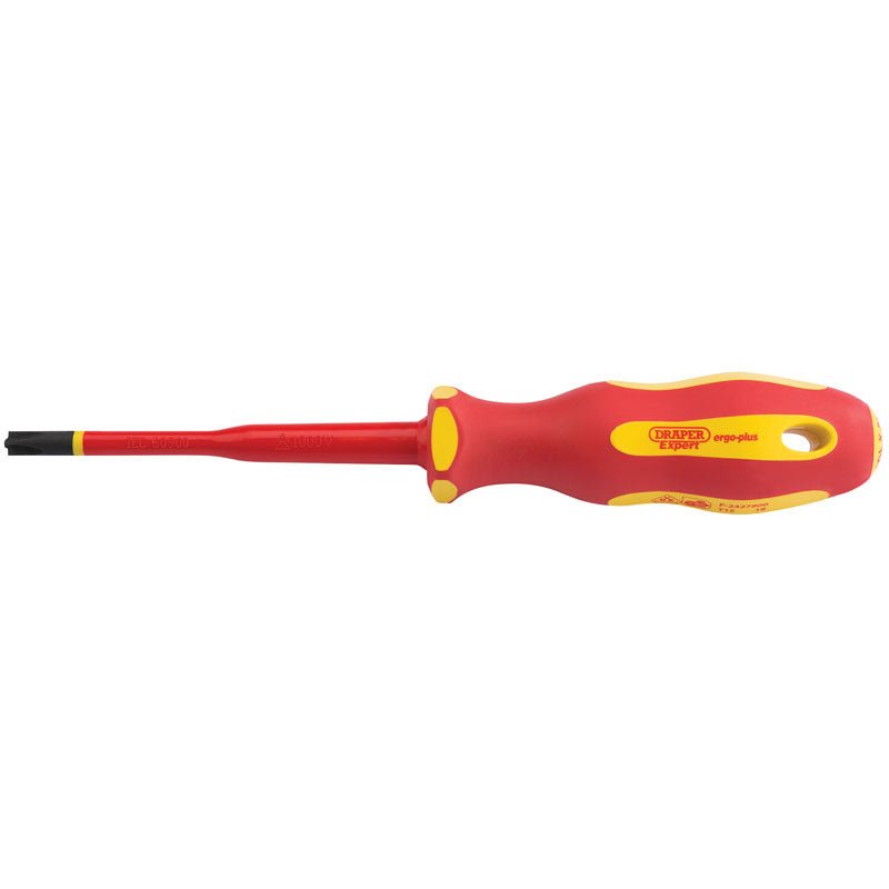 Draper 02256 Ergo Plus® Extra Slim PZ/SL Type VDE Screwdriver No:2 x 100mm