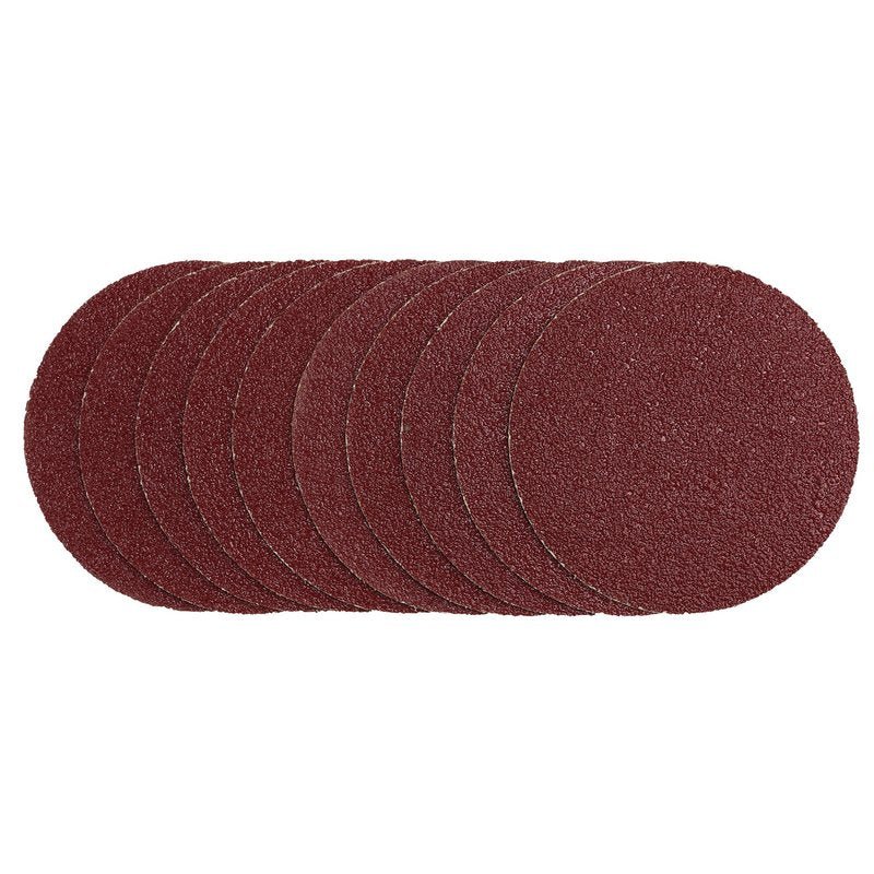 Draper 02693 Sanding Discs 125mm Hook & Loop 40G Pack of 10 - McCormickTools