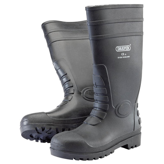 Draper 02697 Safety Wellington Boots Size 7 S5 - McCormickTools