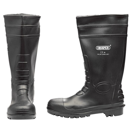 Draper 02700 Safety Wellington Boots Size 10 S5 - McCormickTools