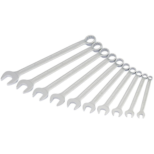 Draper 03024 Long Imperial Combination Spanner Set 10 Piece - McCormickTools