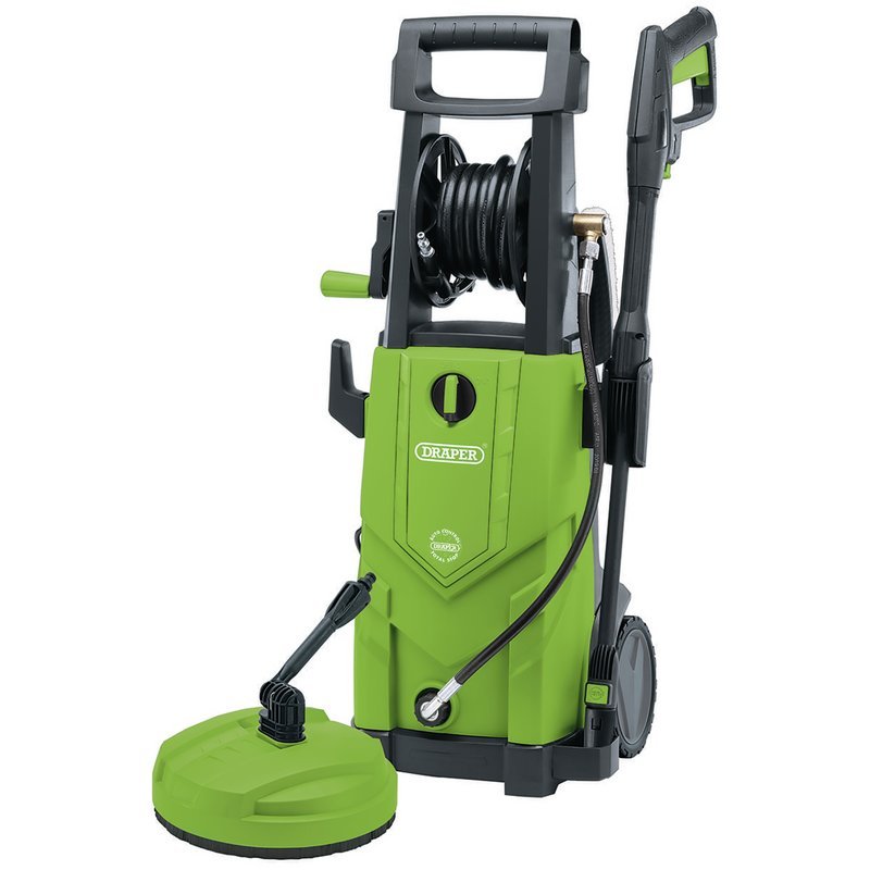 Draper 03095 230V Pressure Washer 2200W 165Bar Green