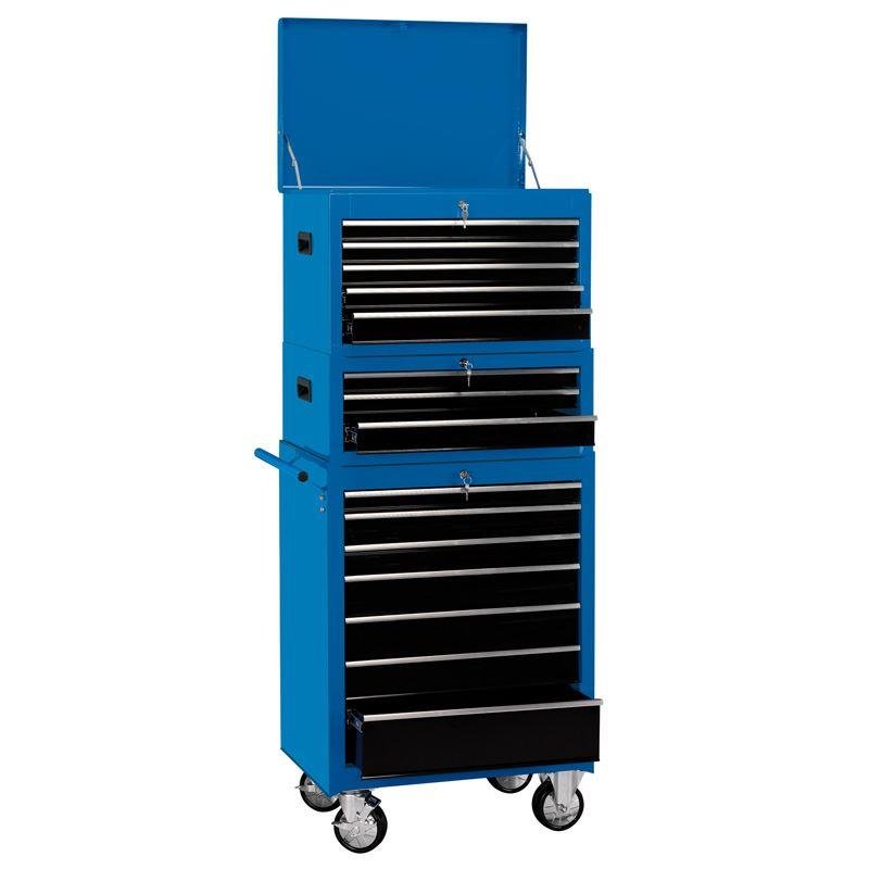 Draper 04593 26" Combination Roller Cabinet and Tool Chest 15 Drawer