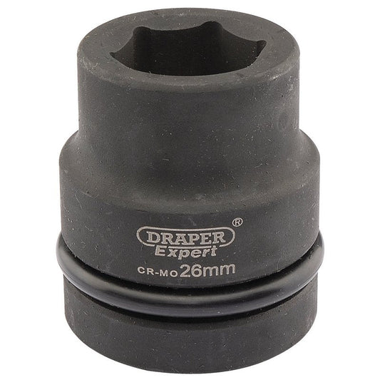 Draper 05107 Expert HI - TORQ? 6 Point Impact Socket 1" Sq. Dr. 26mm - McCormickTools