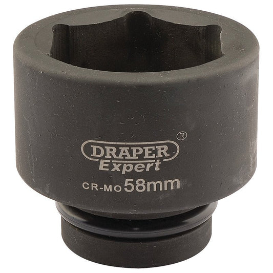 Draper 05128 Expert HI - TORQ? 6 Point Impact Socket 1" Sq. Dr. 58mm - McCormickTools