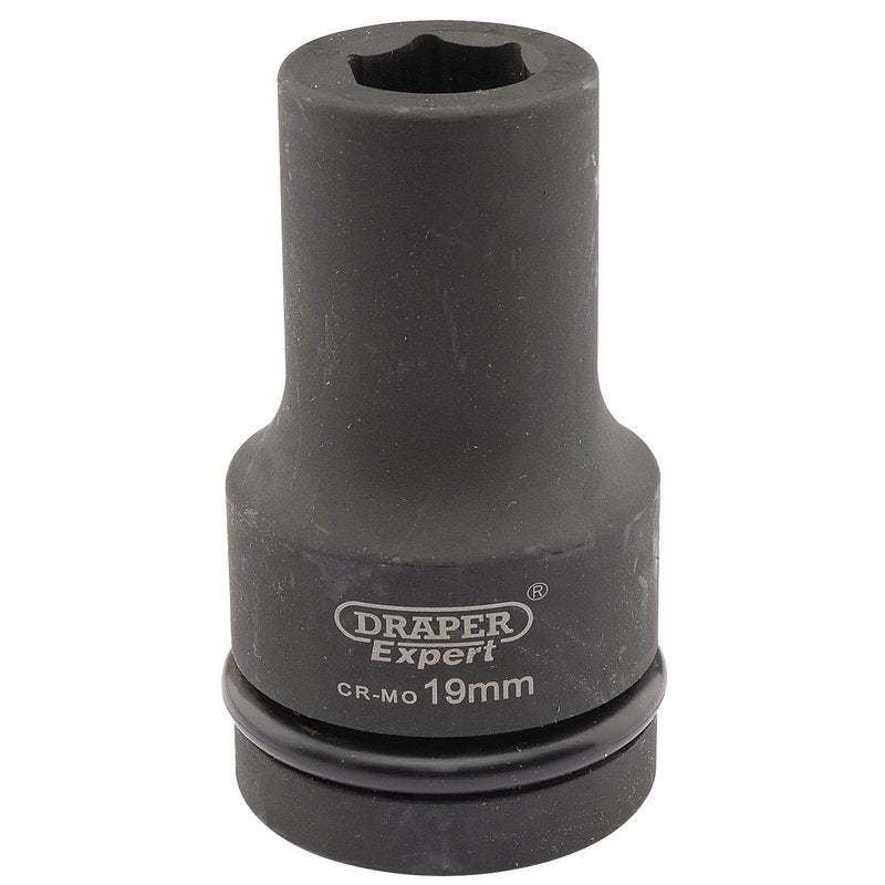 Draper 05134 Expert HI - TORQ? 6 Point Deep Impact Socket 1" Sq. Dr. 19mm - McCormickTools