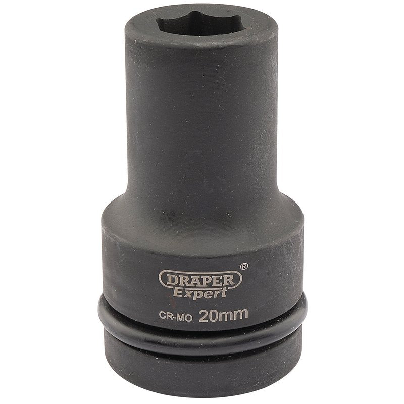 Draper 05135 Expert HI - TORQ? 6 Point Deep Impact Socket 1" Sq. Dr. 20mm - McCormickTools