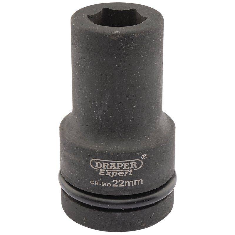 Draper 05137 Expert HI - TORQ? 6 Point Deep Impact Socket 1" Sq. Dr. 22mm - McCormickTools