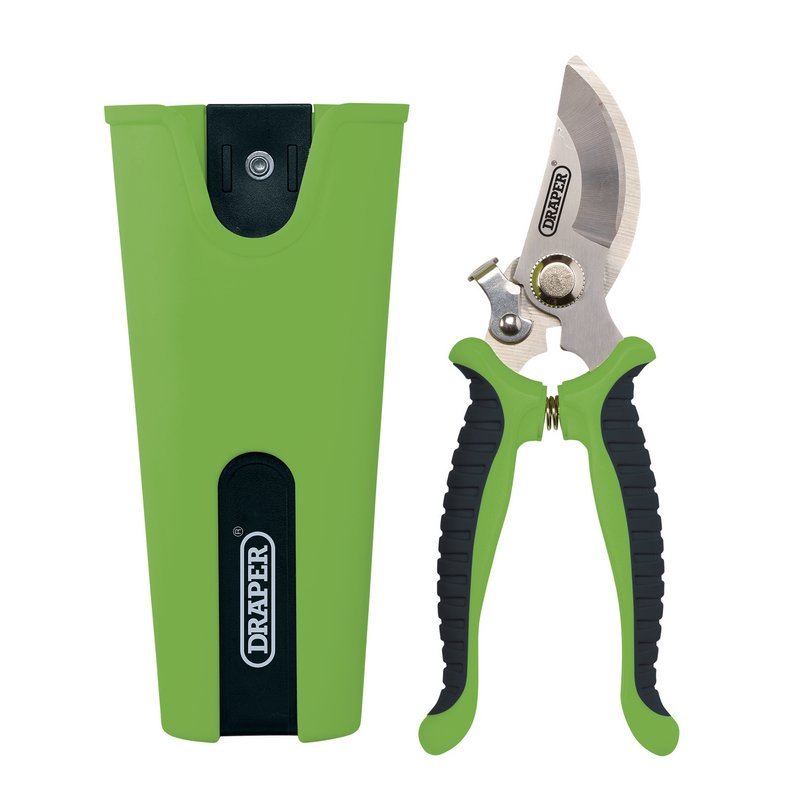 Draper 09007 Bypass Secateurs and Holster Set 190mm 2 Piece