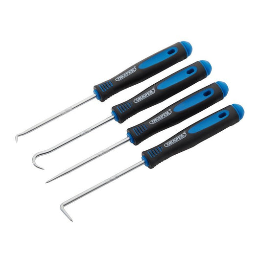 Draper 09042 Mini Hook and Pick Set 165mm 4 Piece - McCormickTools