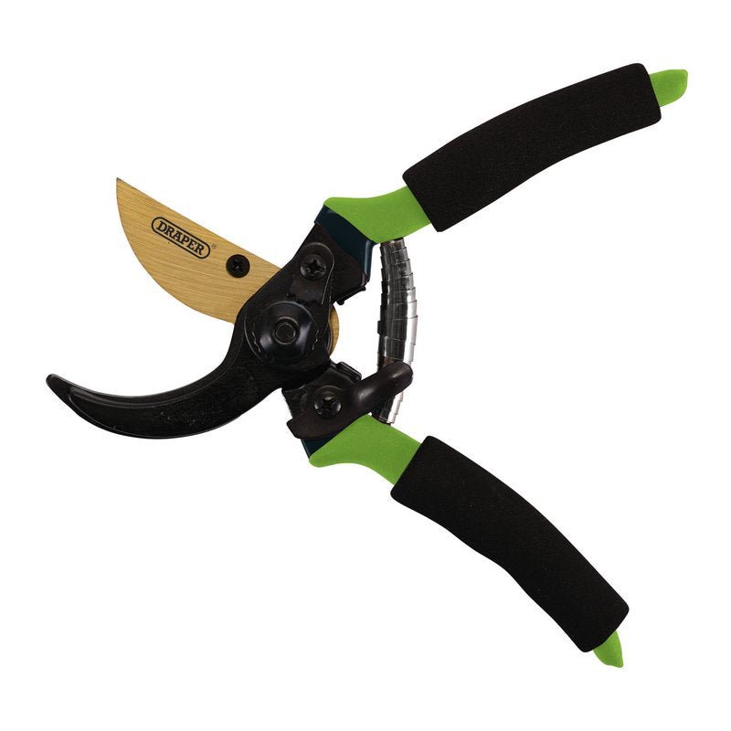 Draper 09963 Bypass Secateurs with Foam Grips 203mm