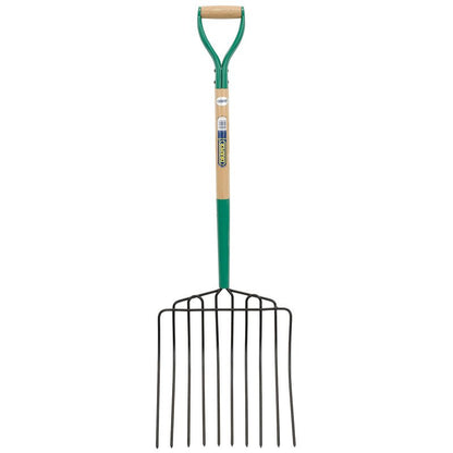 Draper 10 Prong Manure Fork with Wood Shaft and MYD Handle 63578