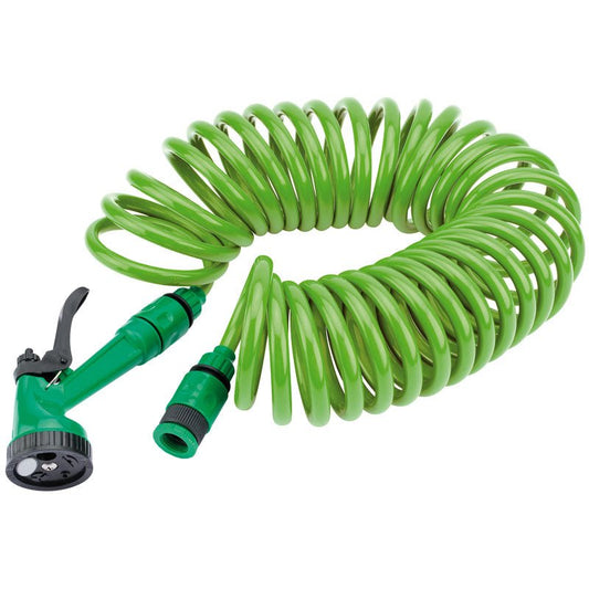 Draper 10M Recoil Hose with Spray Gun and Tap Connector 83984