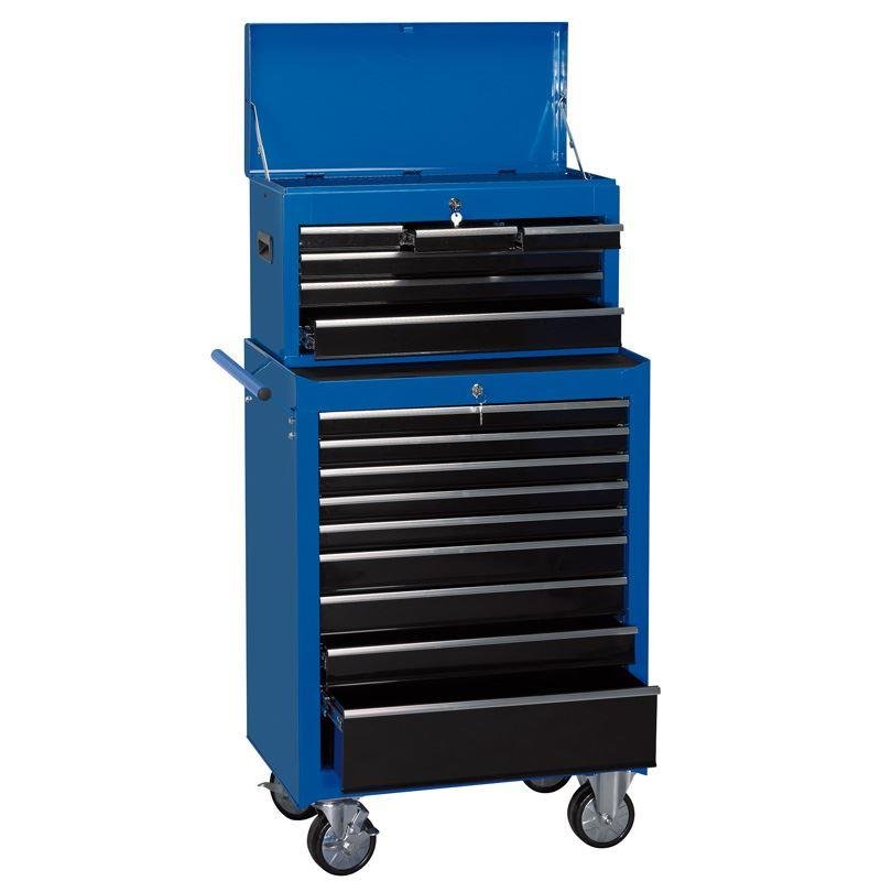 Draper 11533 26" Combination Roller Cabinet and Tool Chest 15 Drawer