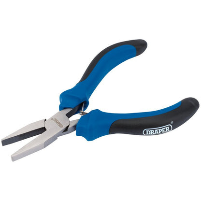 Draper 115mm Soft Grip Flat Nose Mini Pliers 12536