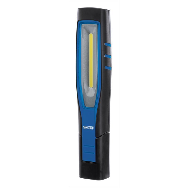 Draper 11758 7W COB/SMD LED Rechargeable Inspection Lamp - 700 Lumens Blue-McCormickTools