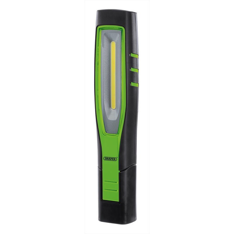 Draper 11759 7W COB/SMD LED Rechargeable Inspection Lamp - 700 Lumens Green-McCormickTools