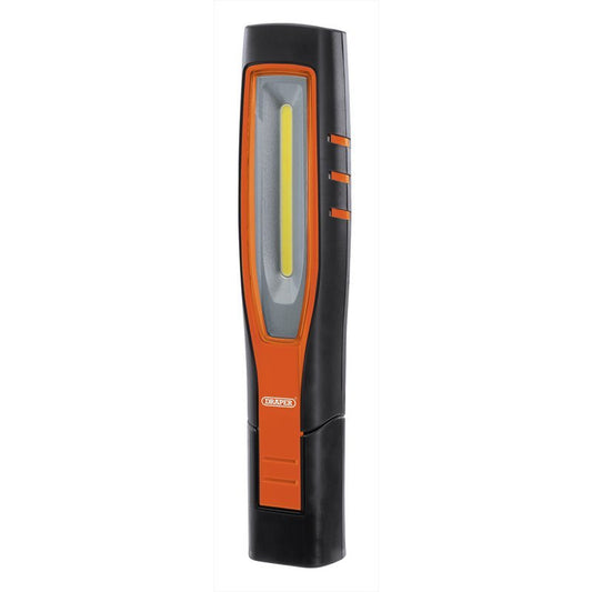 Draper 11761 7W COB/SMD LED Rechargeable Inspection Lamp - 700 Lumens Orange - McCormickTools