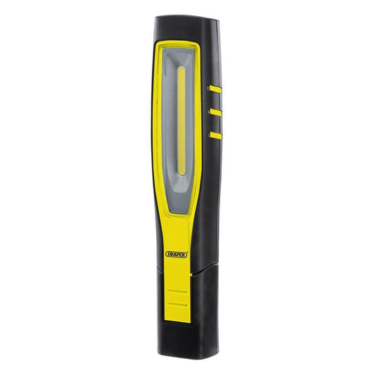 Draper 11762 7W COB/SMD LED Rechargeable Inspection Lamp - 700 Lumens Yellow - McCormickTools