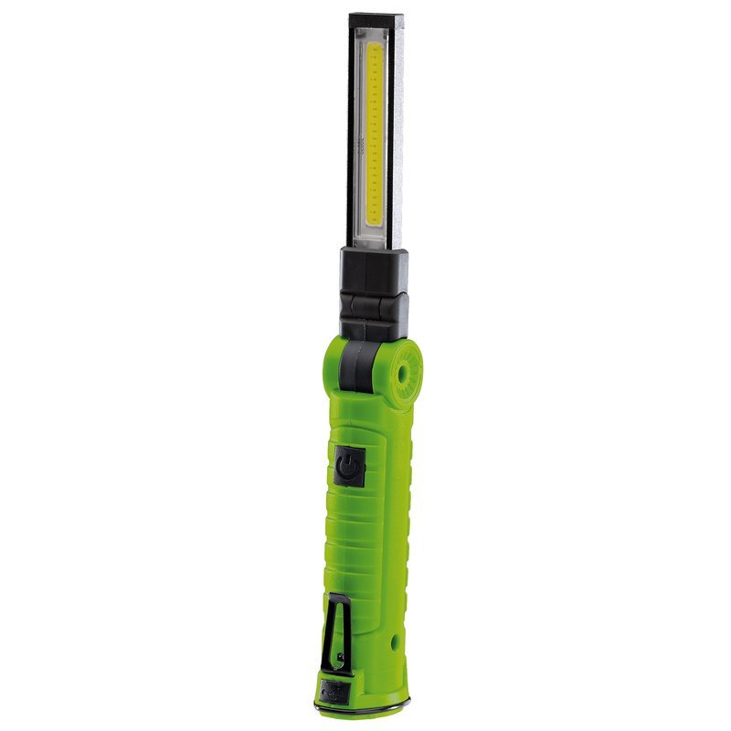 Draper 11856 3W COB/SMD LED Rechargeable Slimline Inspection Lamp - 170 Lumens Green - McCormickTools