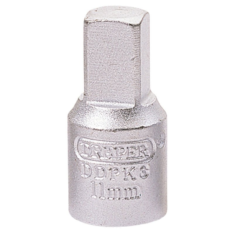 Draper 11mm Square 3/8 Square Drive Drain Plug Key 38322