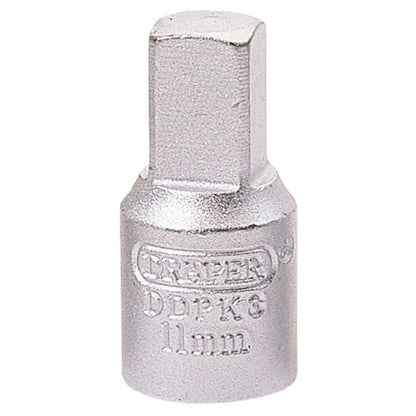 Draper 11mm Square 3/8 Square Drive Drain Plug Key 38322