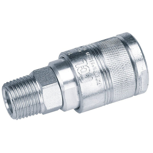 Draper 1/2 BSP Male Thread Air Line Coupling 25857