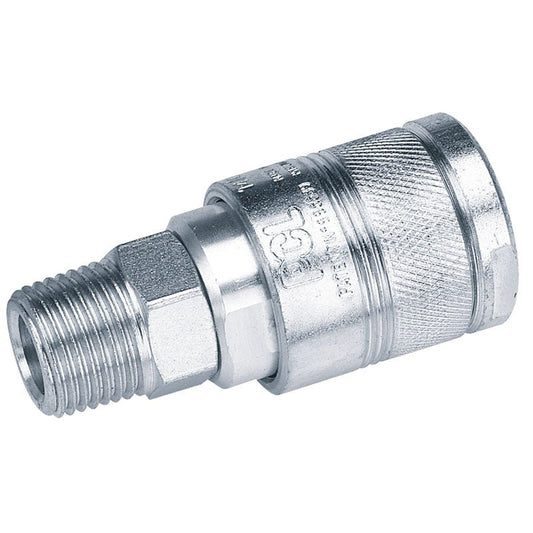 Draper 1/2" BSP Male Thread Air Line Coupling (Sold Loose) 25815