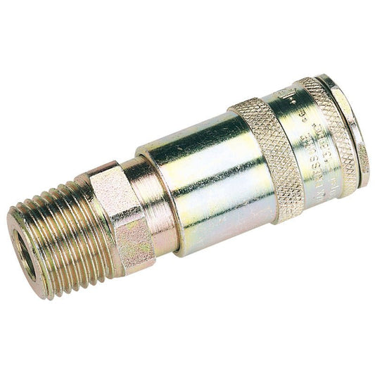 Draper 1/2" BSP Taper Male Thread Vertex Air Coupling 51411