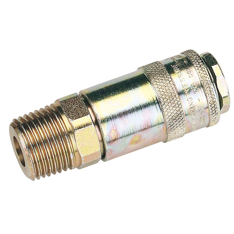 Draper 1/2" Male Thread PCL Tapered Airflow Coupling 37838