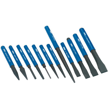 Draper 12 Piece Cold Chisel and Punch Set 26557 - McCormickTools