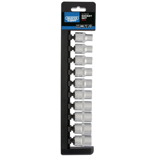 Draper 1/2" Sq. Dr. Metric Socket Set (10 Piece) - McCormickTools