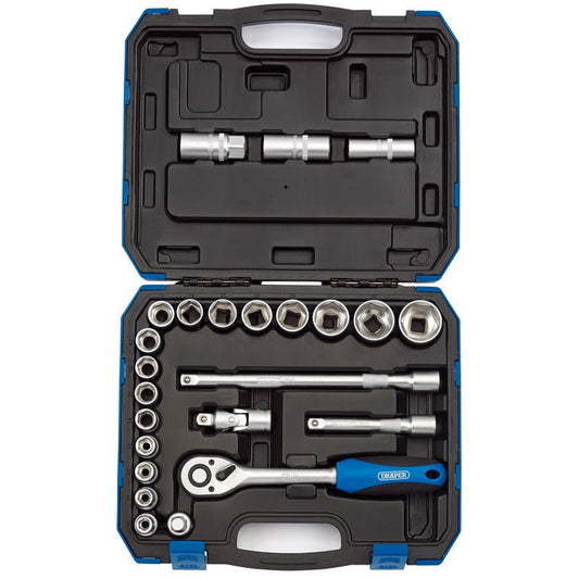 Draper 1/2" Sq. Dr. Metric Socket Set (24 Piece) - McCormickTools