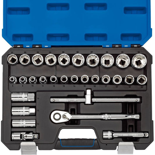 Draper 1/2" Sq. Dr. Metric Socket Set (30 Piece) - McCormickTools