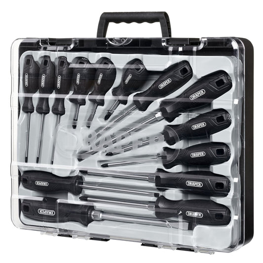 Draper DRA - 13587 Draper 13587 Hard Grip Screwdriver Set 14 Piece