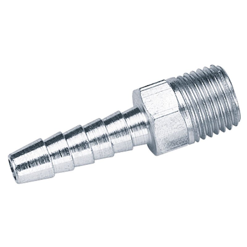 Draper 1/4" BSP Taper 1/4" Bore PCL Male Screw Tailpiece Pack of 5 25840