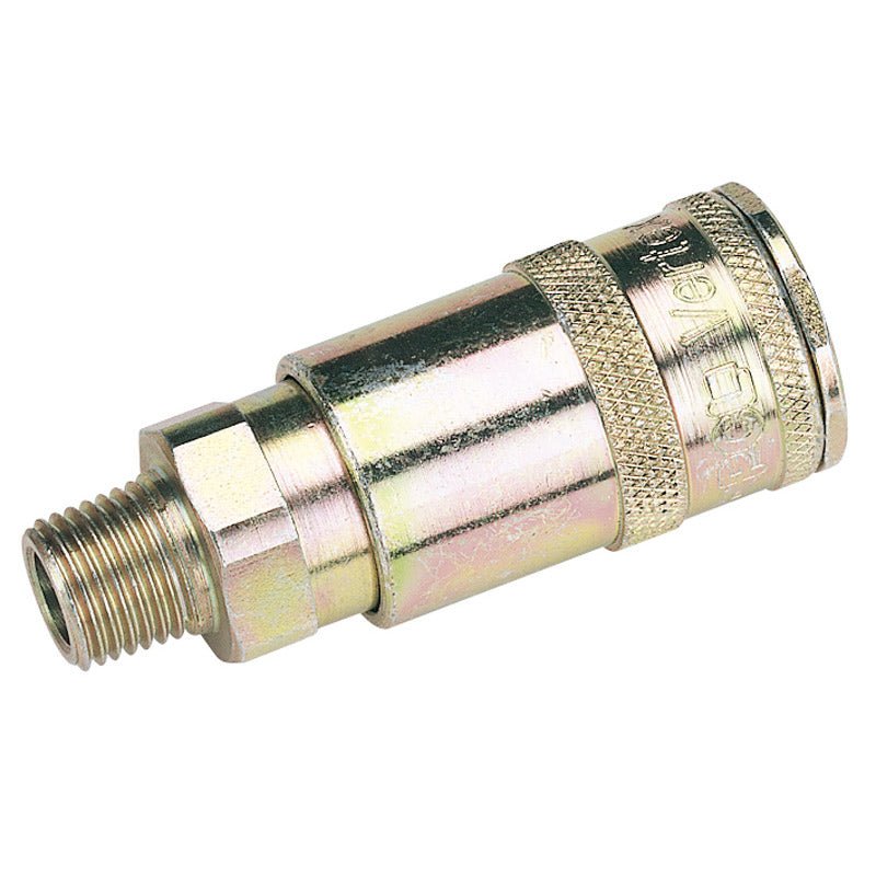 Draper 1/4" BSP Taper Male Thread Vertex Air Coupling 51402