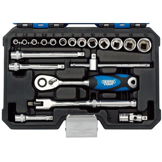 Draper 1/4" Sq. Dr. Metric Socket Set (20 Piece) - McCormickTools