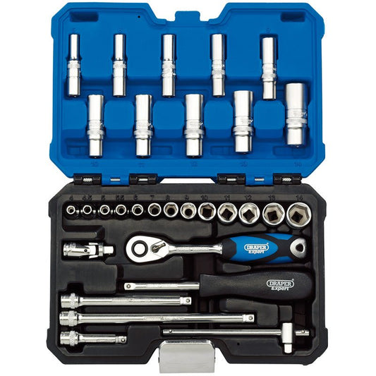 Draper 1/4" Sq. Dr. Metric Socket Set (30 Piece) - McCormickTools