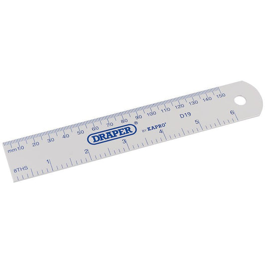 Draper 152mm/6"Aluminium Rule 52396