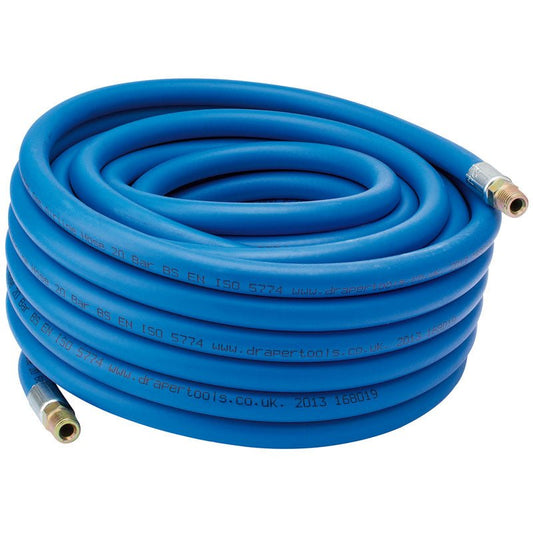 Draper 15M 1/4" BSP 6mm Bore Air Line Hose 38285