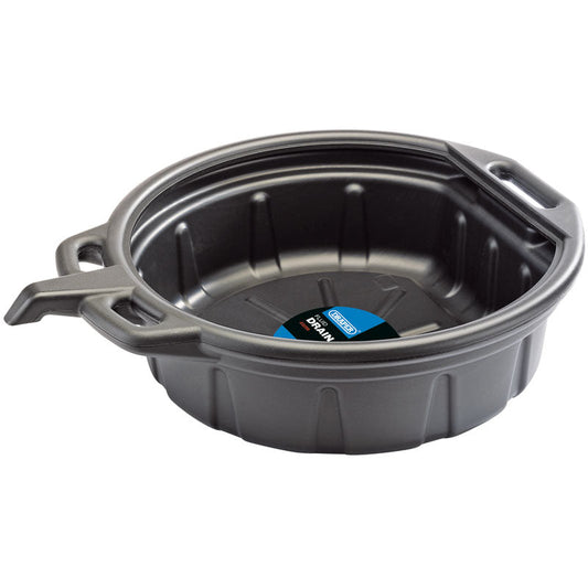 Draper 16L Fluid Drain Pan - Black 23258