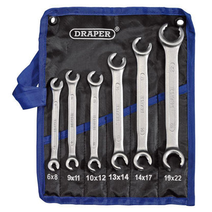 Draper 17759 Flare Nut Spanner Set 6 Piece